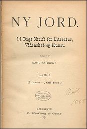 Tidsskriftet Ny Jord fra 1888